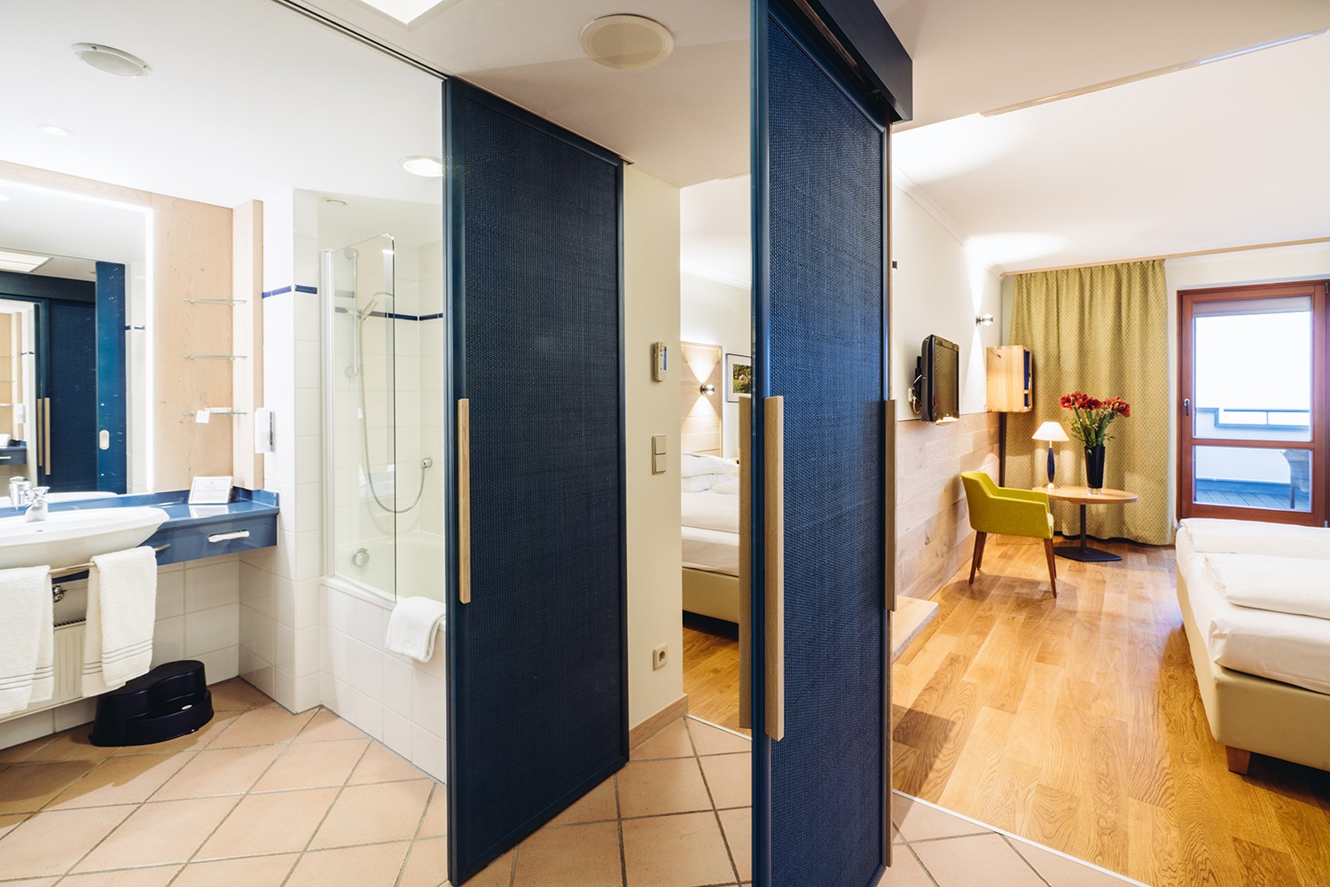 Hotel Reiters Finest Family - Badezimmer im Pure Natural Room