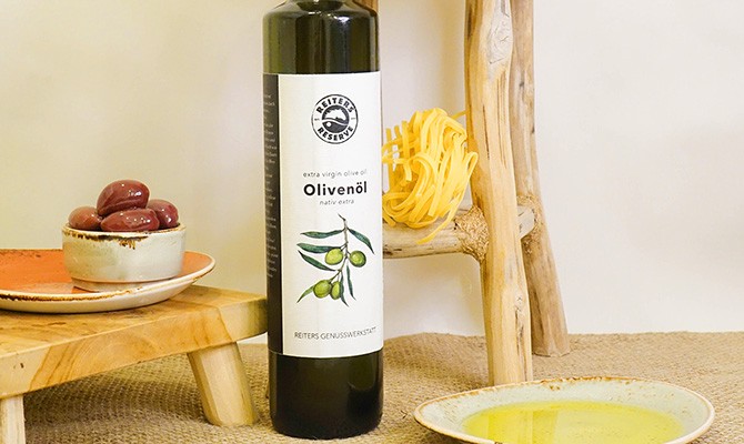 Hotel Reiters Finest Family - hausgemachtes Olivenöl